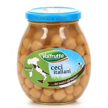CECI ITALIANI VALFRUTTA 360 g - sgocciolato 230 g in dettaglio
