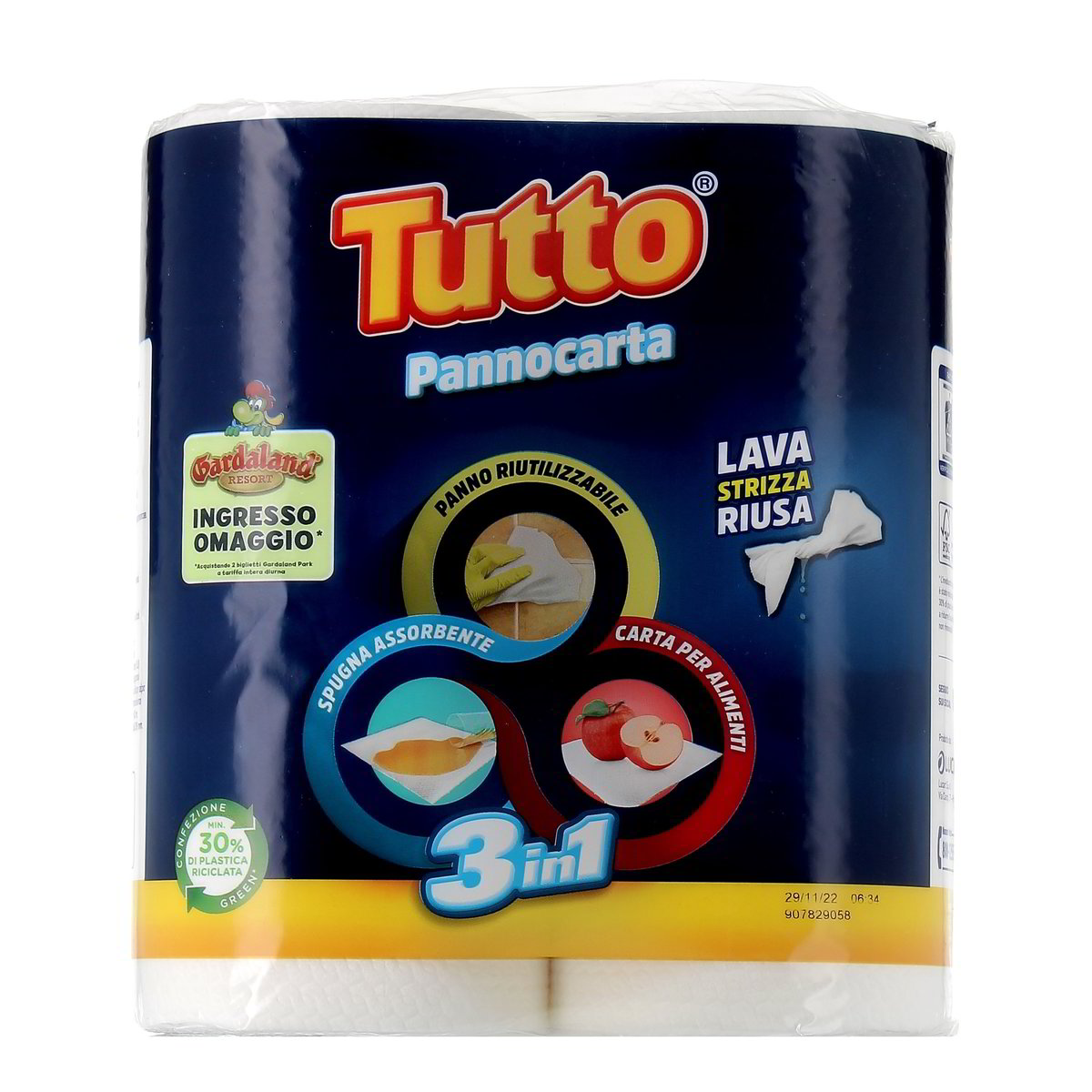 Tutto Küchenpapier – 12 X Packungen Mit Je 24 Blatt, 1-lagig – Praktisches Haushaltspapier Für Küche & Haushalt